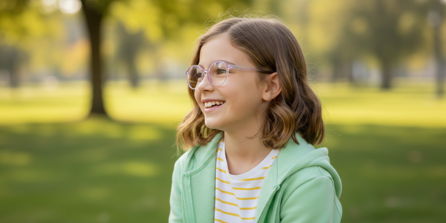 Full Rim Round Eyeglasses A6242