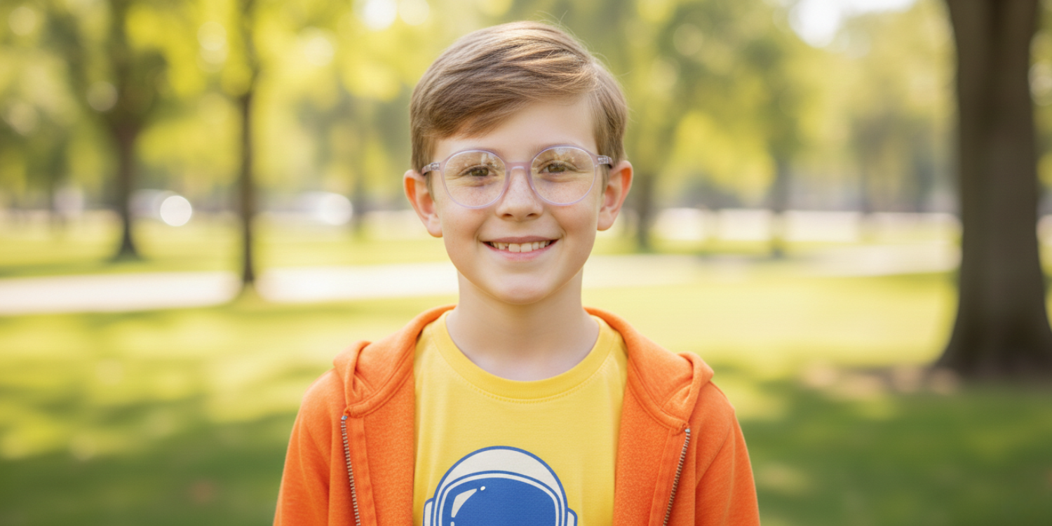 Full Rim Round Eyeglasses A6242