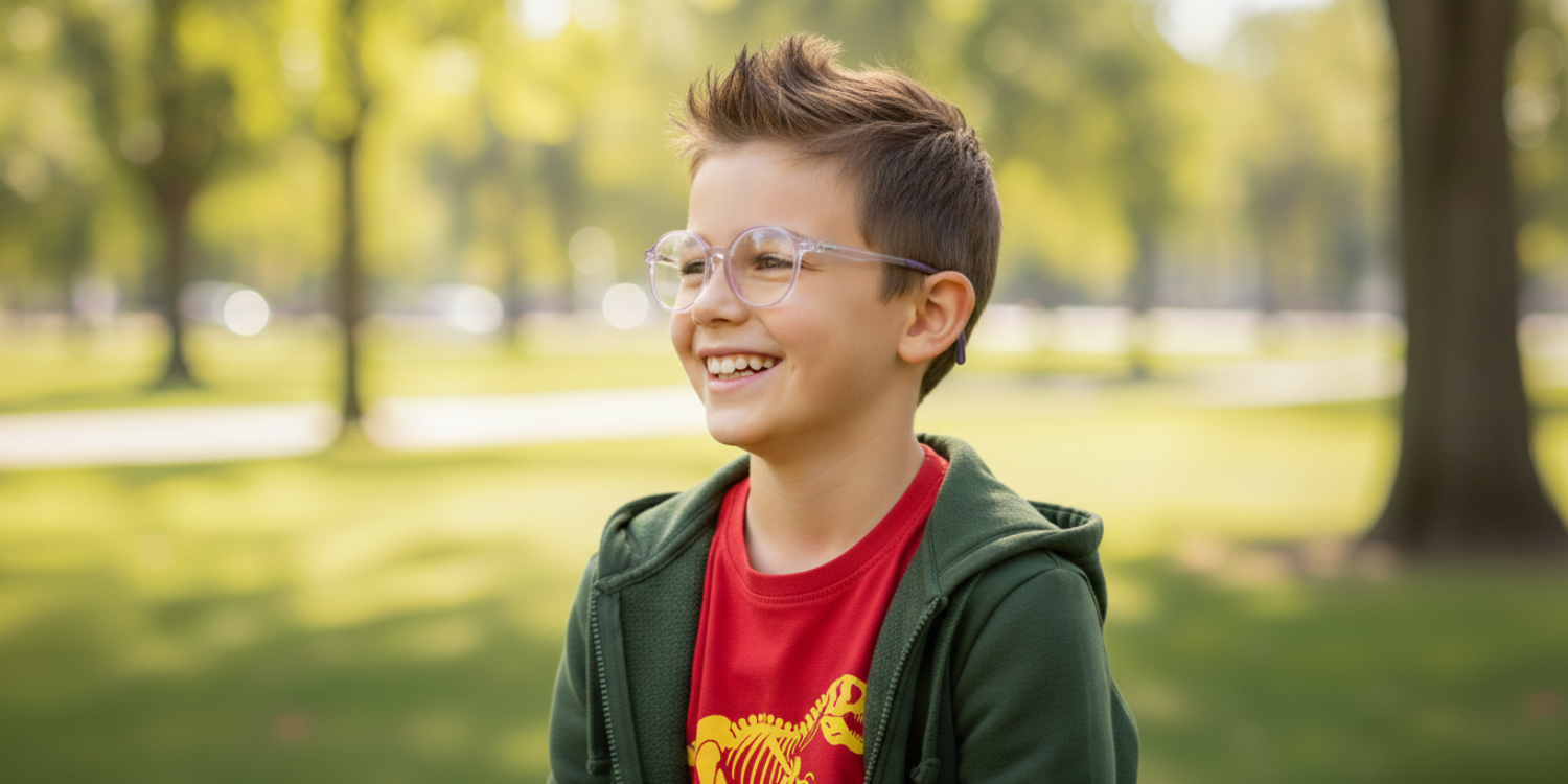 Full Rim Round Eyeglasses A6242