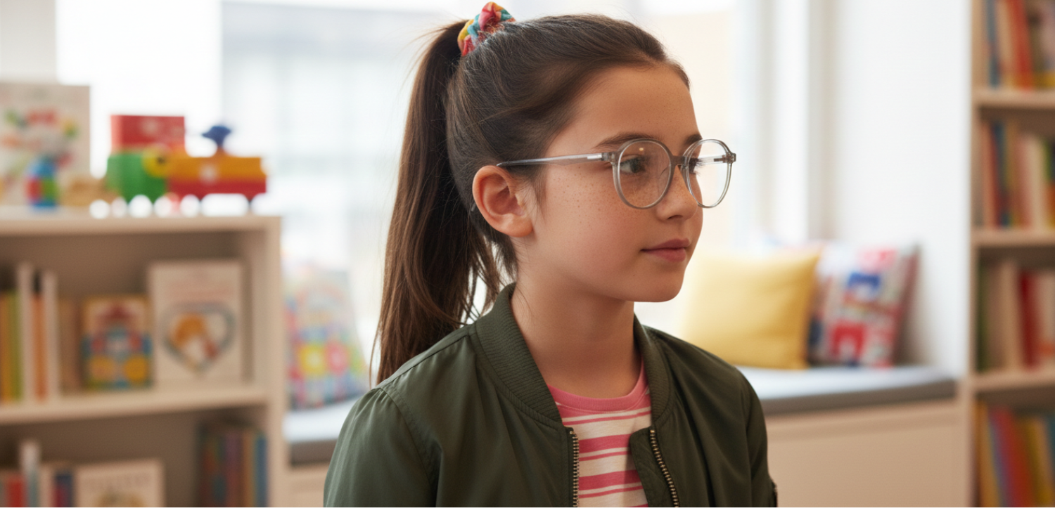 Full Rim Round Eyeglasses A6242