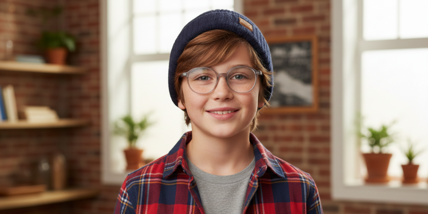 Full Rim Round Eyeglasses A6242