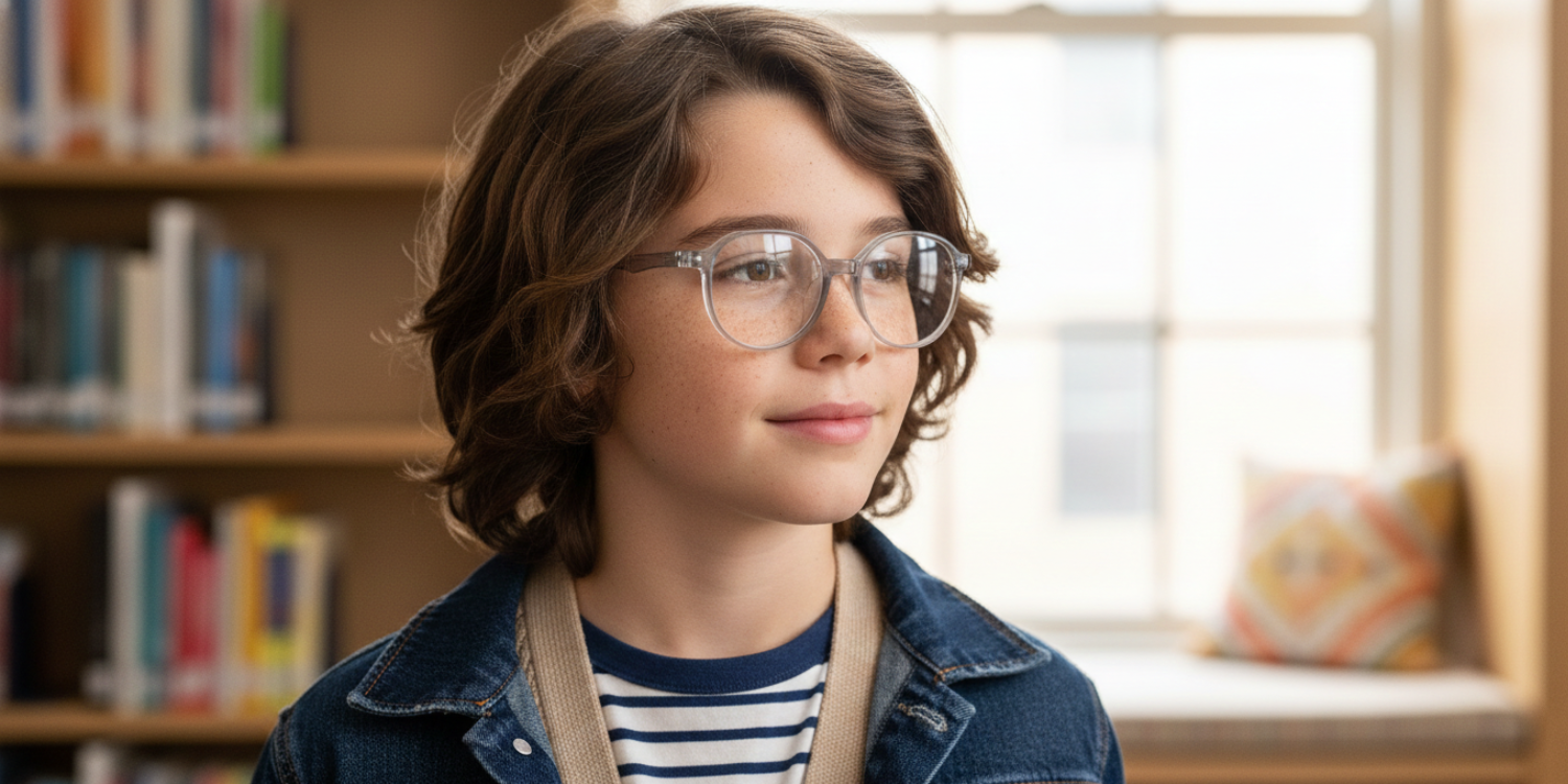 Full Rim Round Eyeglasses A6242