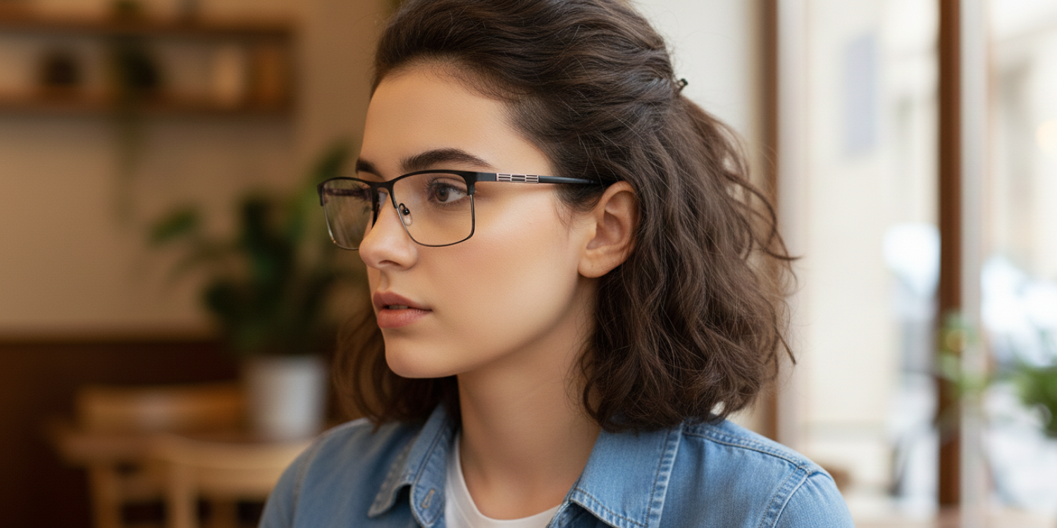 Full Rim Rectangle Classic Eyeglasses AS110304