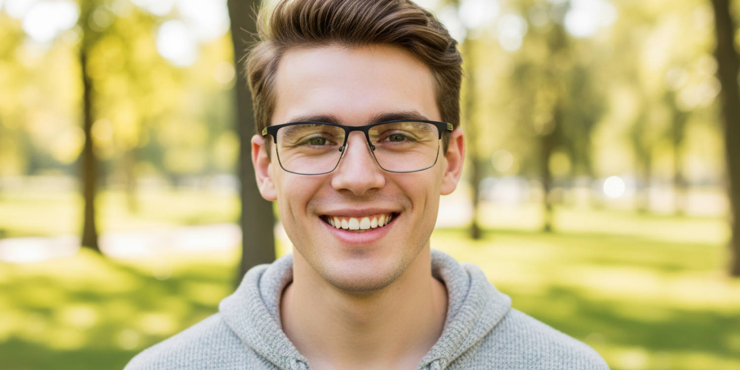 Full Rim Rectangle Classic Eyeglasses AS110304