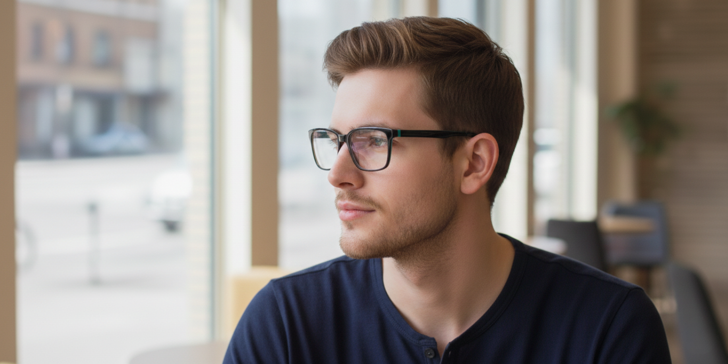 Full Rim Rectangle Classic Eyeglasses CH A10289