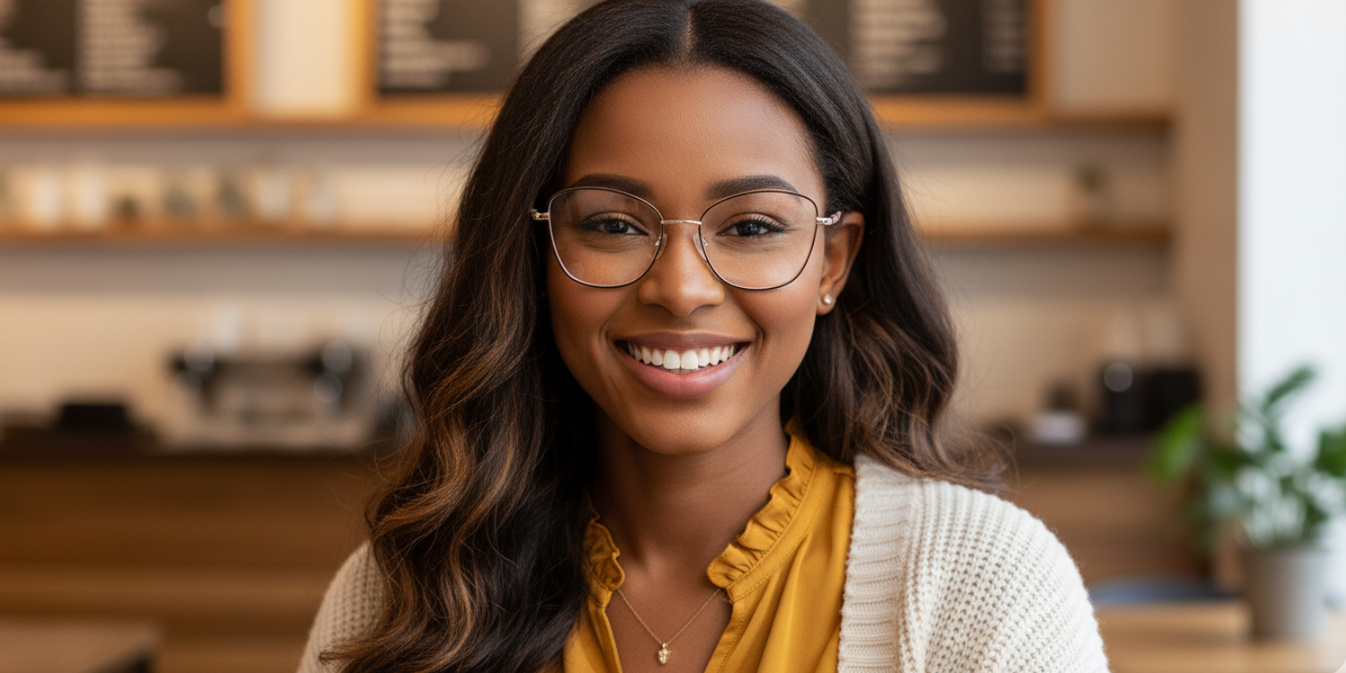 Full Rim Cat Eye Classic Eyeglasses with Sparkling Temple CH5006