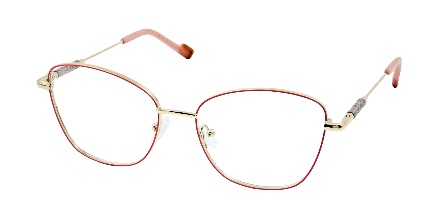 Full Rim Cat Eye Classic Eyeglasses with Sparkling Temple CH5006