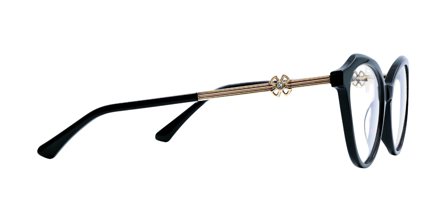 Full Rim Cat Eye Classic Eyeglasses with Accents CH A10170