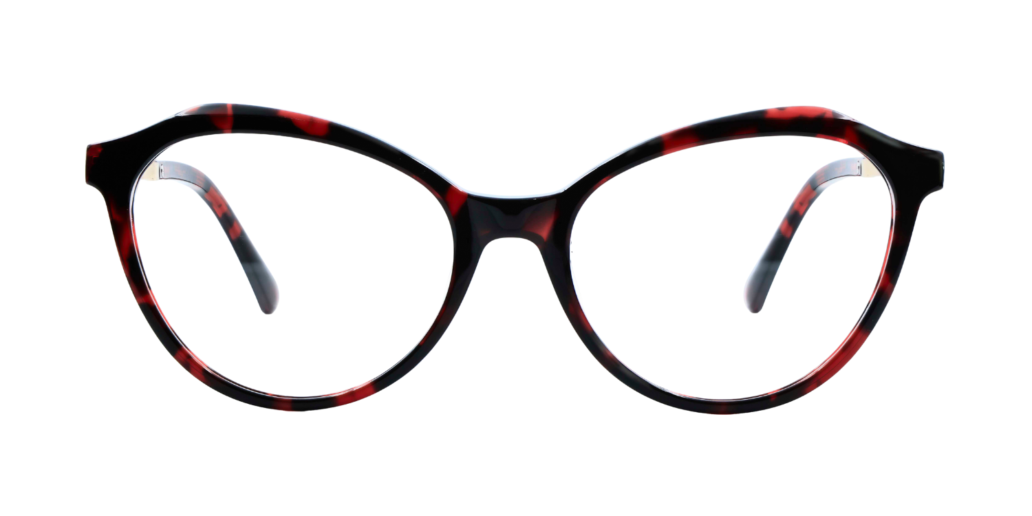 Full Rim Cat Eye Classic Eyeglasses with Accents CH A10170