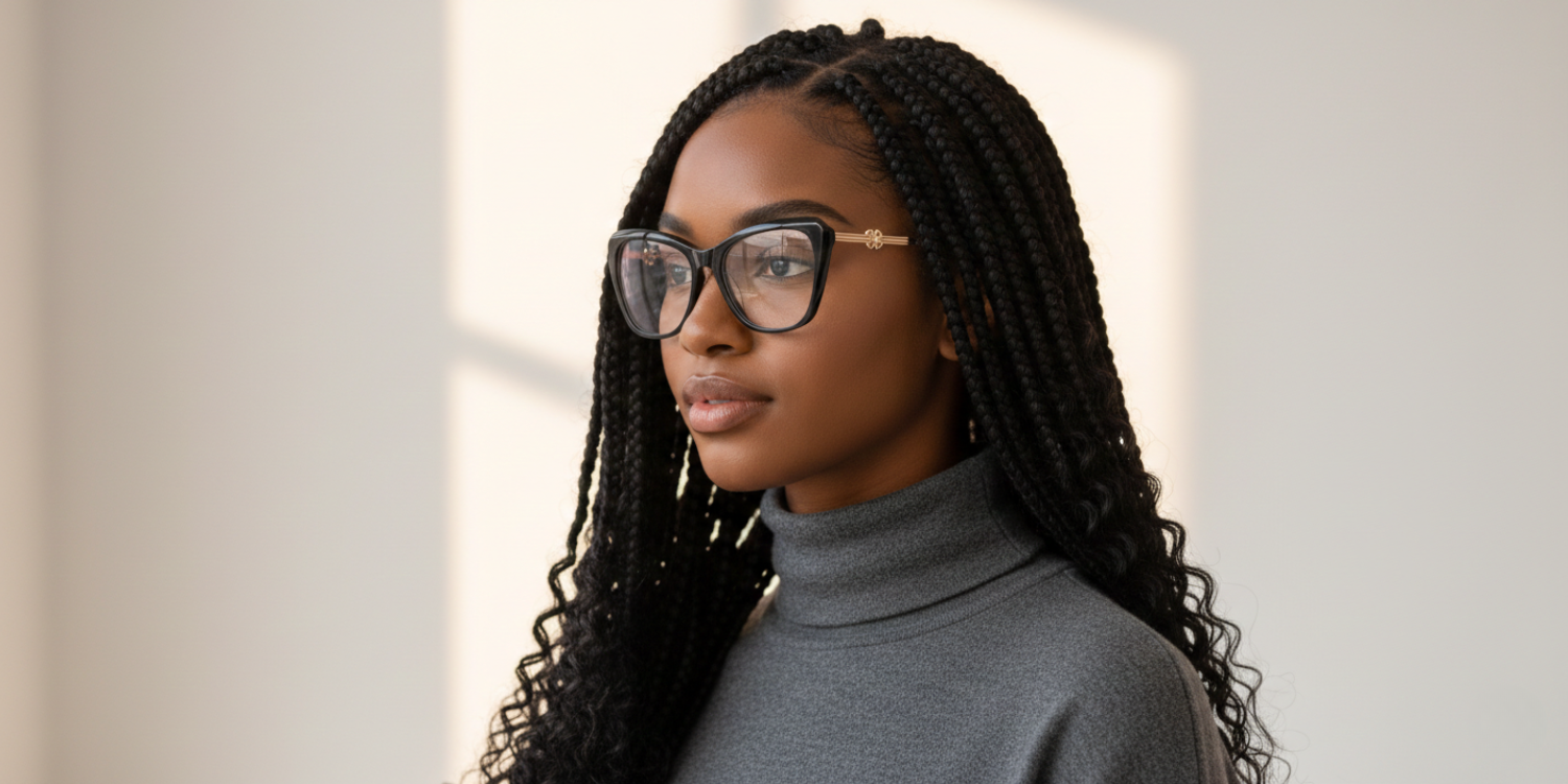 Full Rim Cat Eye Classic Eyeglasses CH A 10173