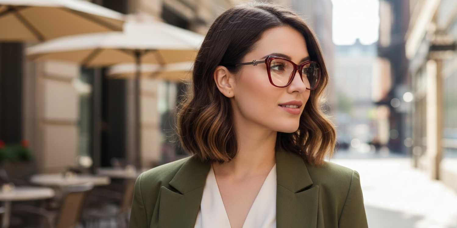 Full Rim Cat Eye Classic Eyeglasses CH A 10173