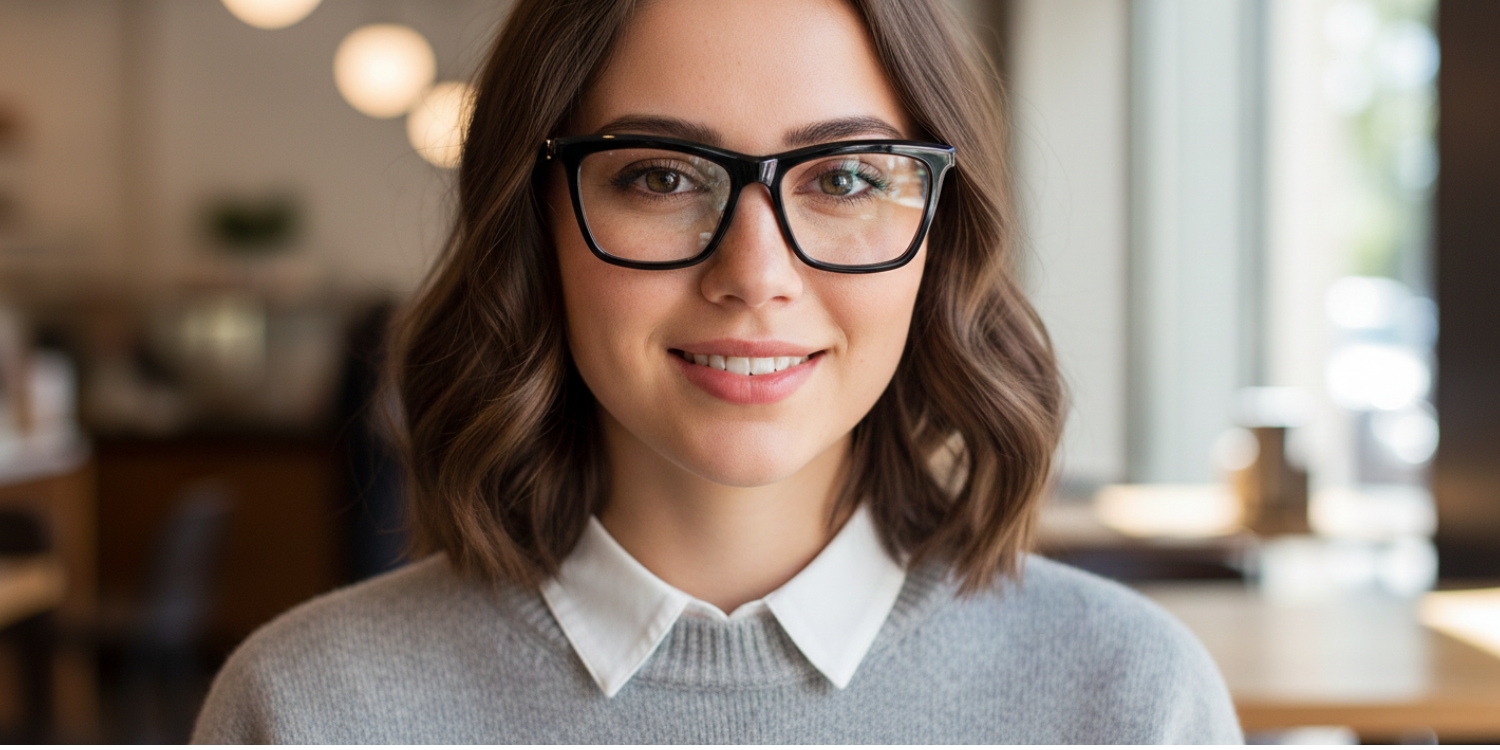 Full Rim Rectangle Classic Eyeglasses CH A10200