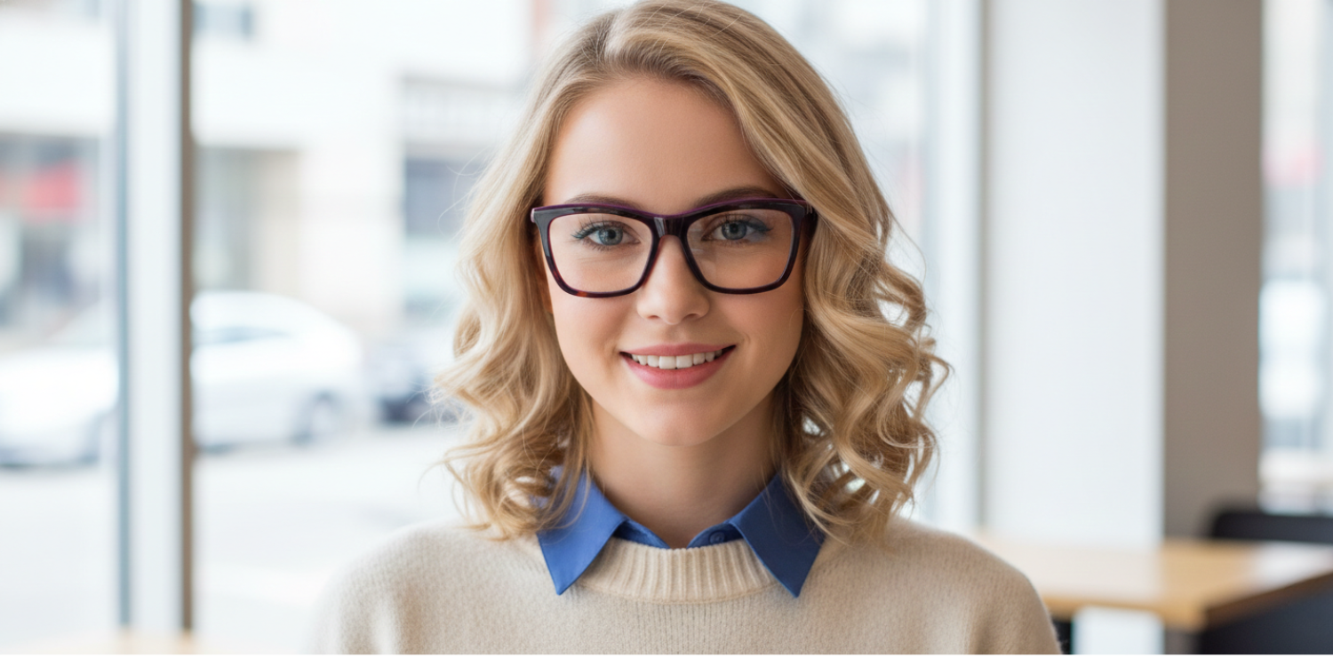 Full Rim Rectangle Classic Eyeglasses CH A10200