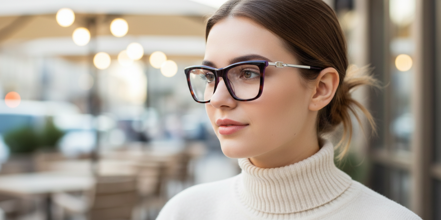 Full Rim Rectangle Classic Eyeglasses CH A10200