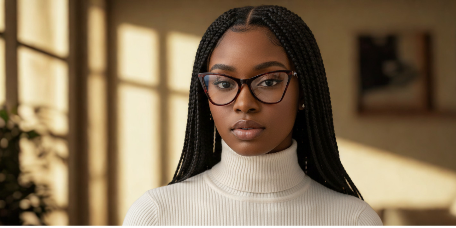 Full Rim Cat Eye Classic Eyeglasses CH A10228