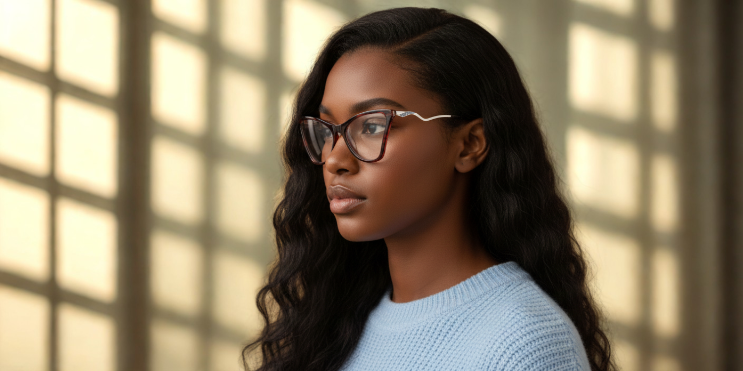 Full Rim Cat Eye Classic Eyeglasses CH A10228