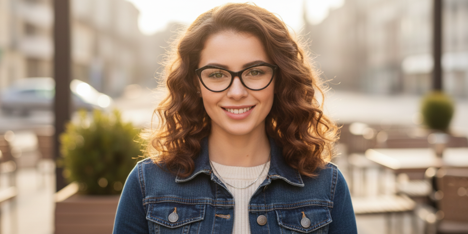 Full Rim Cat Eye Classic Eyeglasses CH A10235