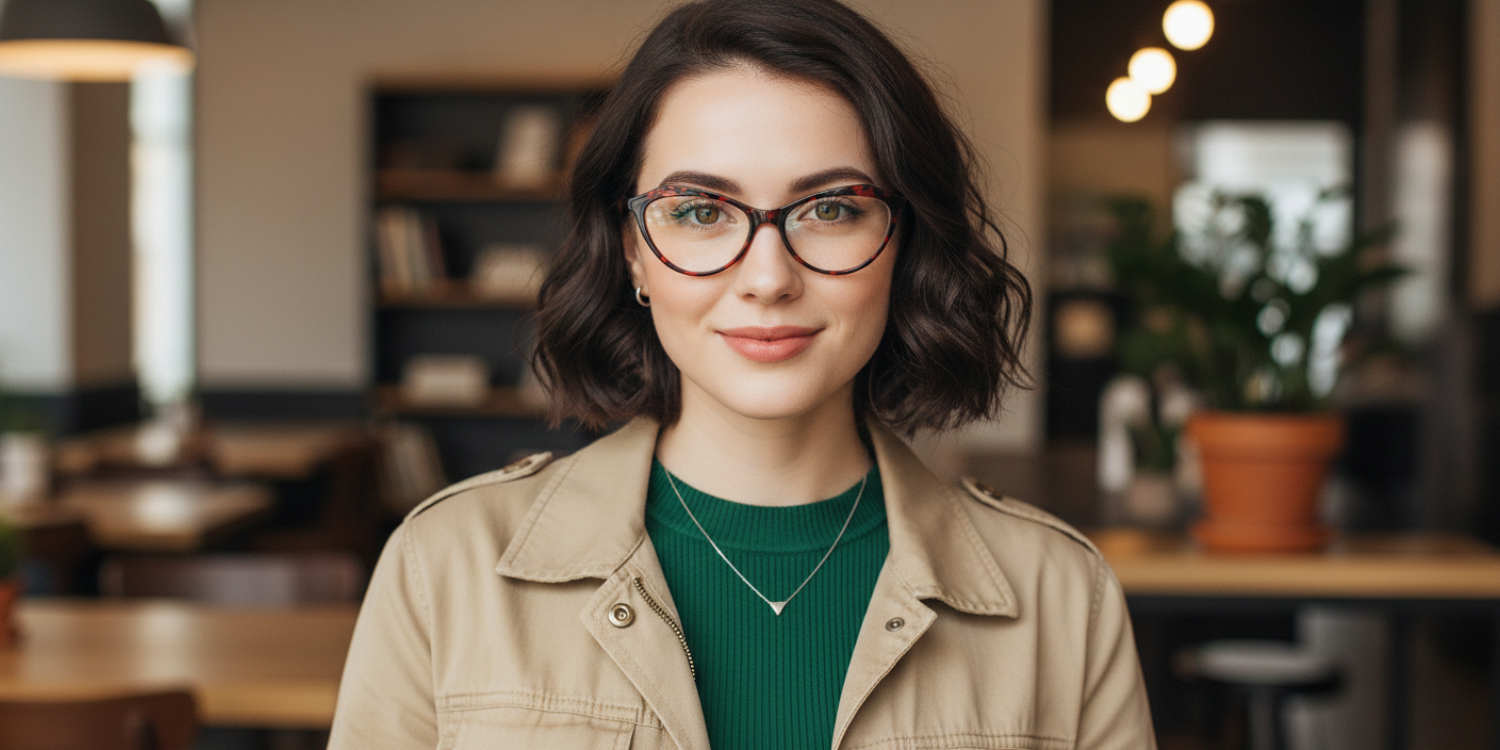 Full Rim Cat Eye Classic Eyeglasses CH A10235