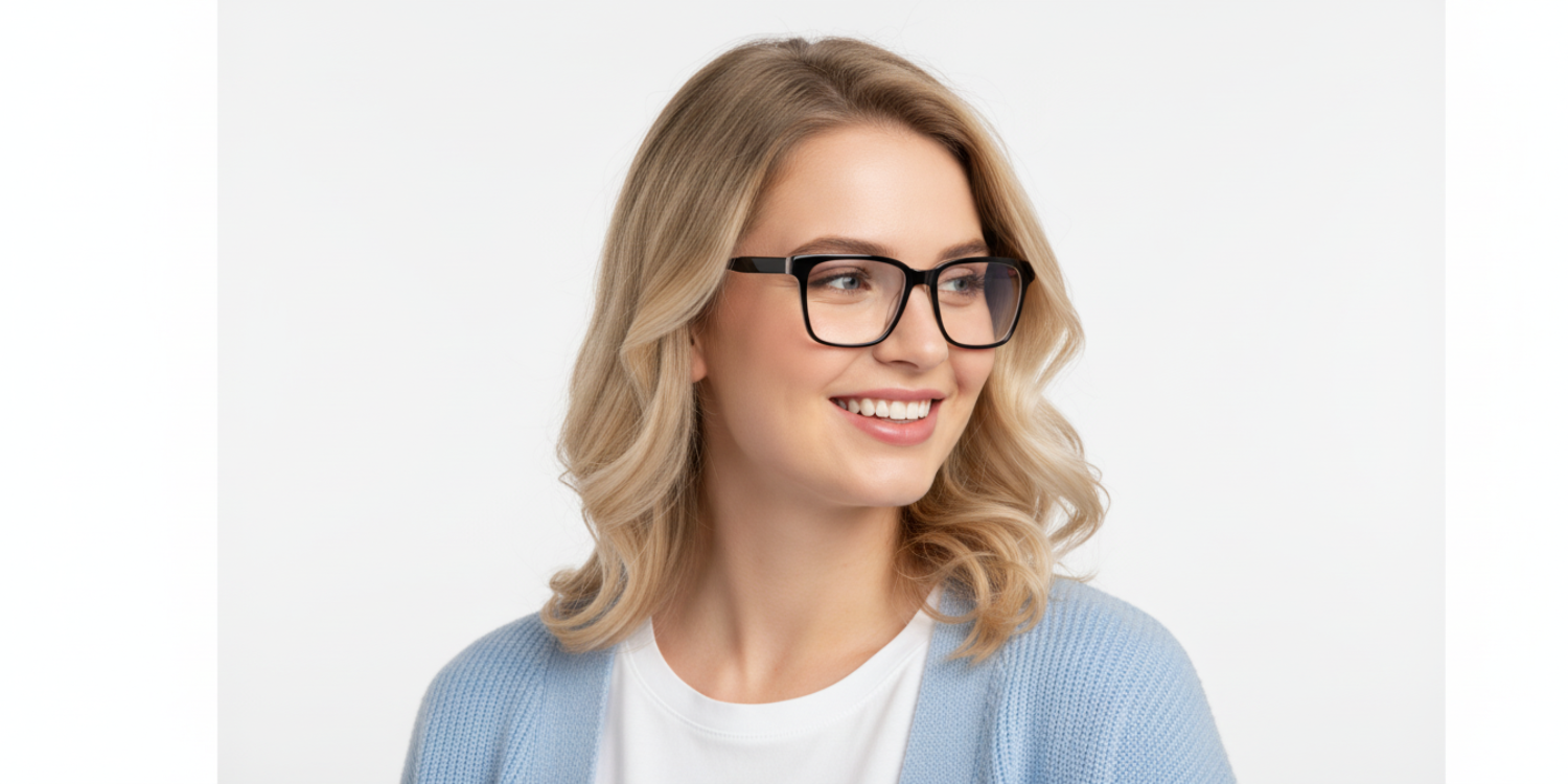 Full Rim Rectangle Classic Eyeglasses CH A10289