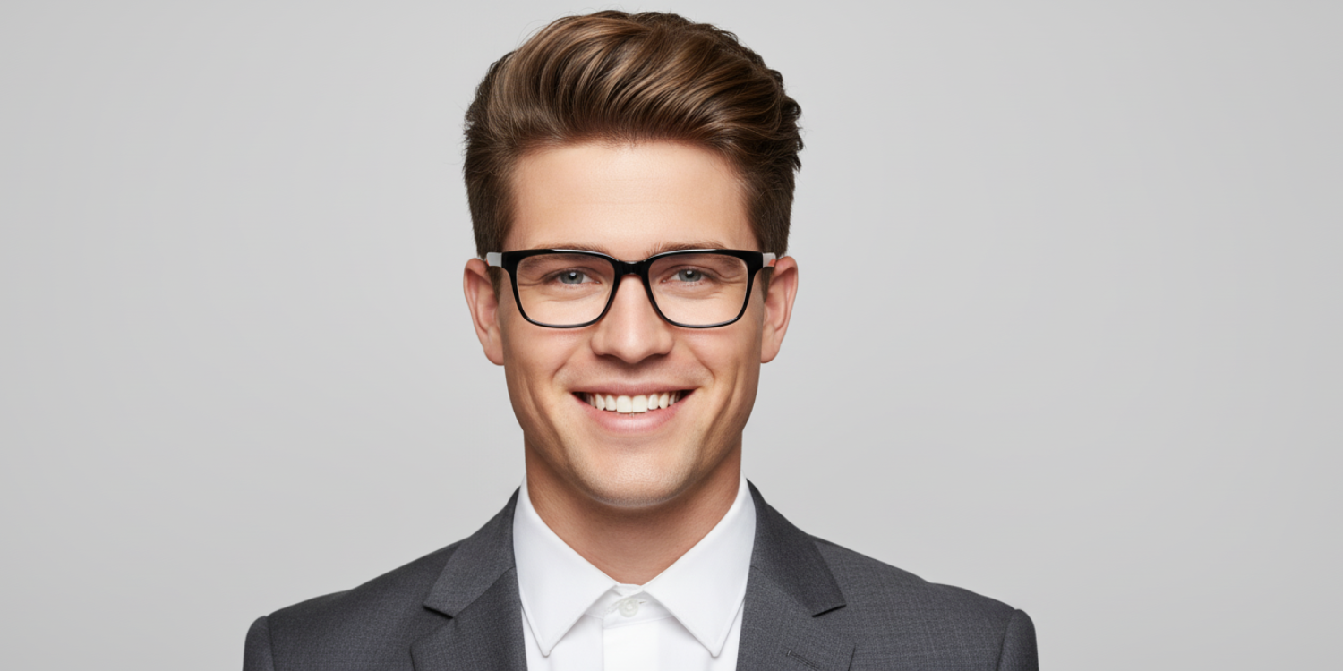 Full Rim Rectangle Classic Eyeglasses CH A10289