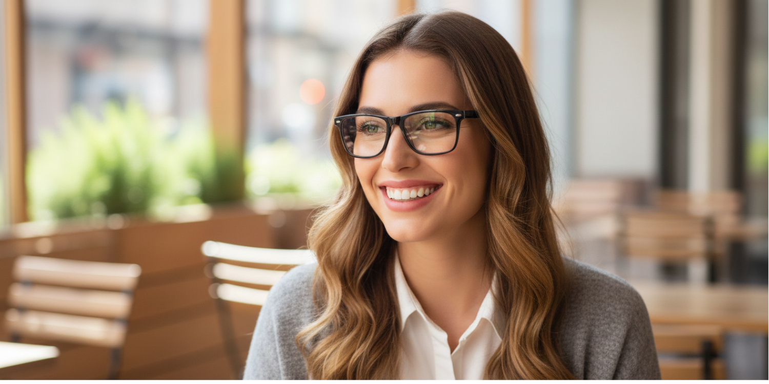 Full Rim Rectangle Classic Eyeglasses CH A10291