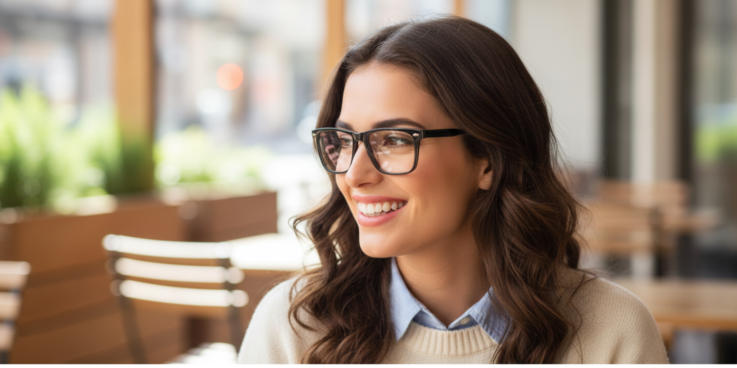 Full Rim Rectangle Classic Eyeglasses CH A10291