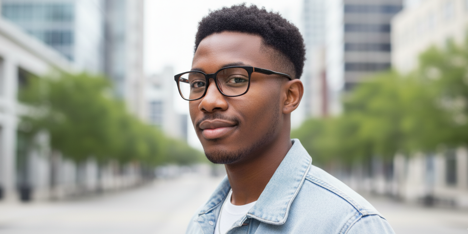 Full Rim Square Classic Eyeglasses CH A10296-1