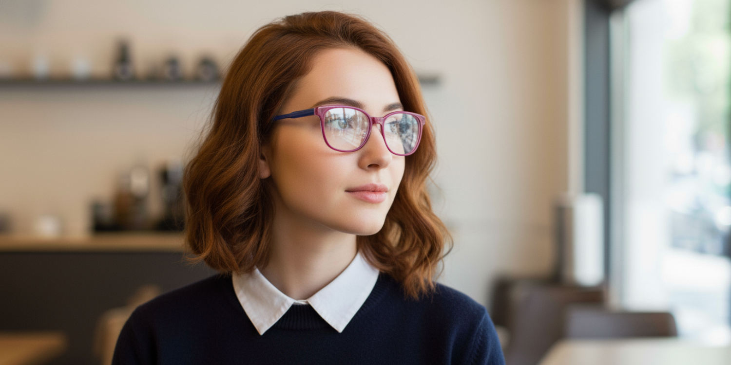 Full Rim Square Classic Eyeglasses CH A10296-1