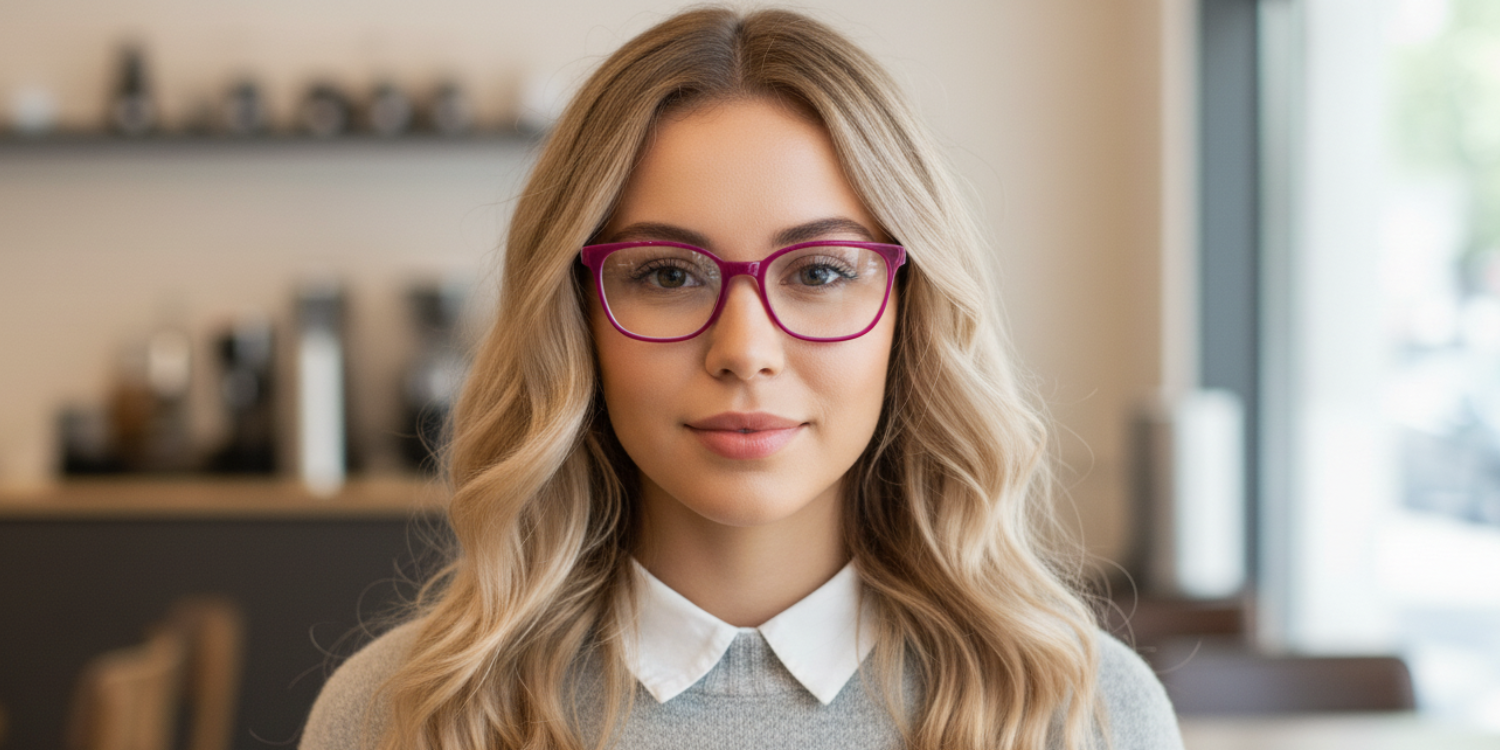 Full Rim Square Classic Eyeglasses CH A10296-1