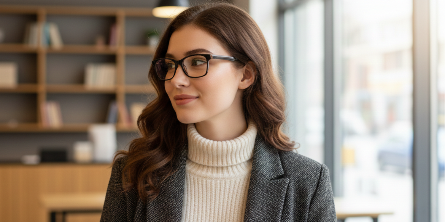 Full Rim Rectangle Classic Eyeglasses CH A10302