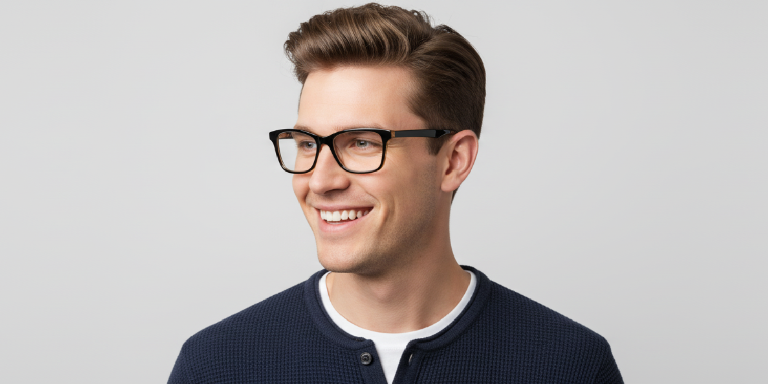 Full Rim Rectangle Classic Eyeglasses CH A10302