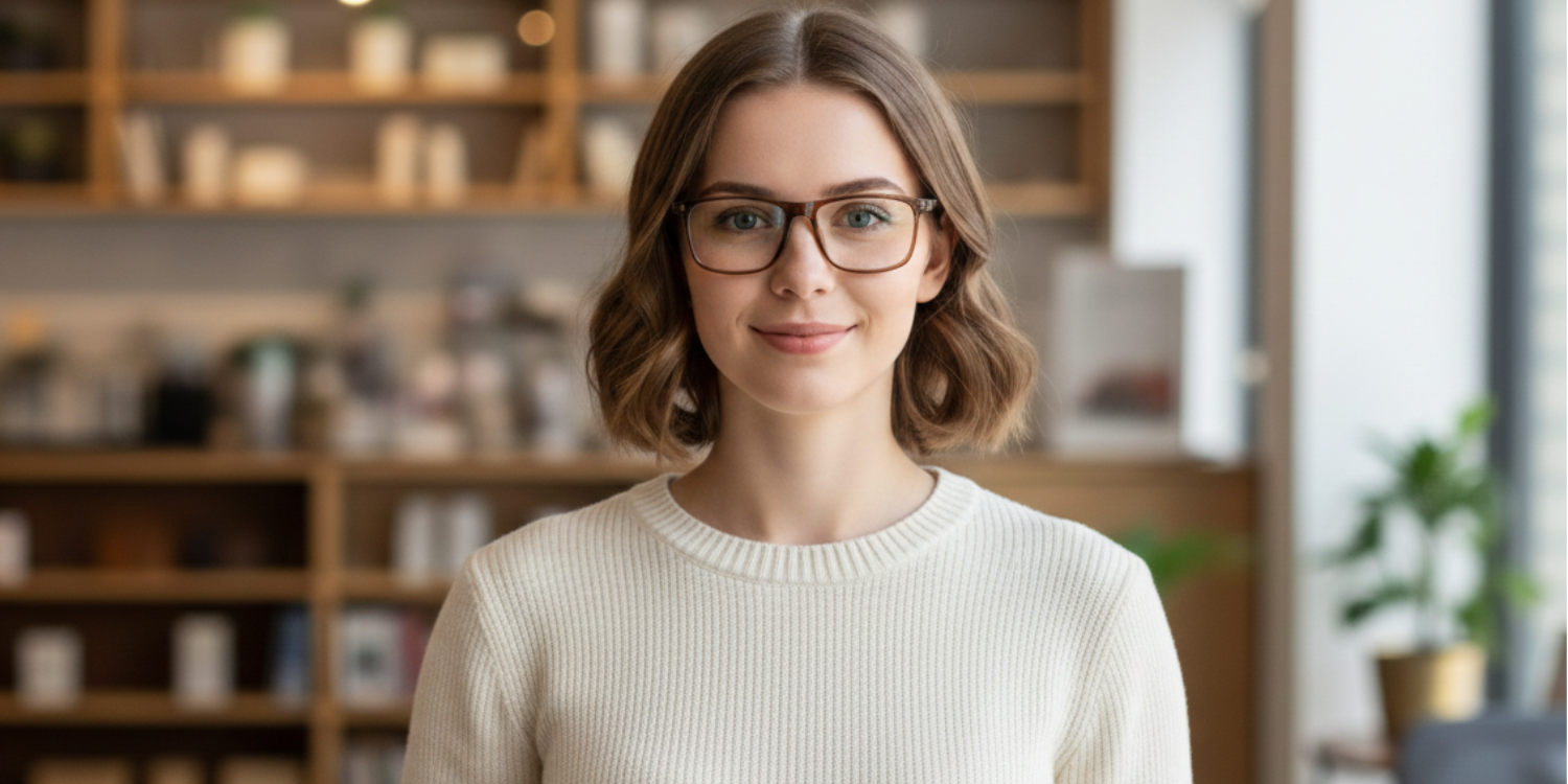 Full Rim Rectangle Classic Eyeglasses CH A6001