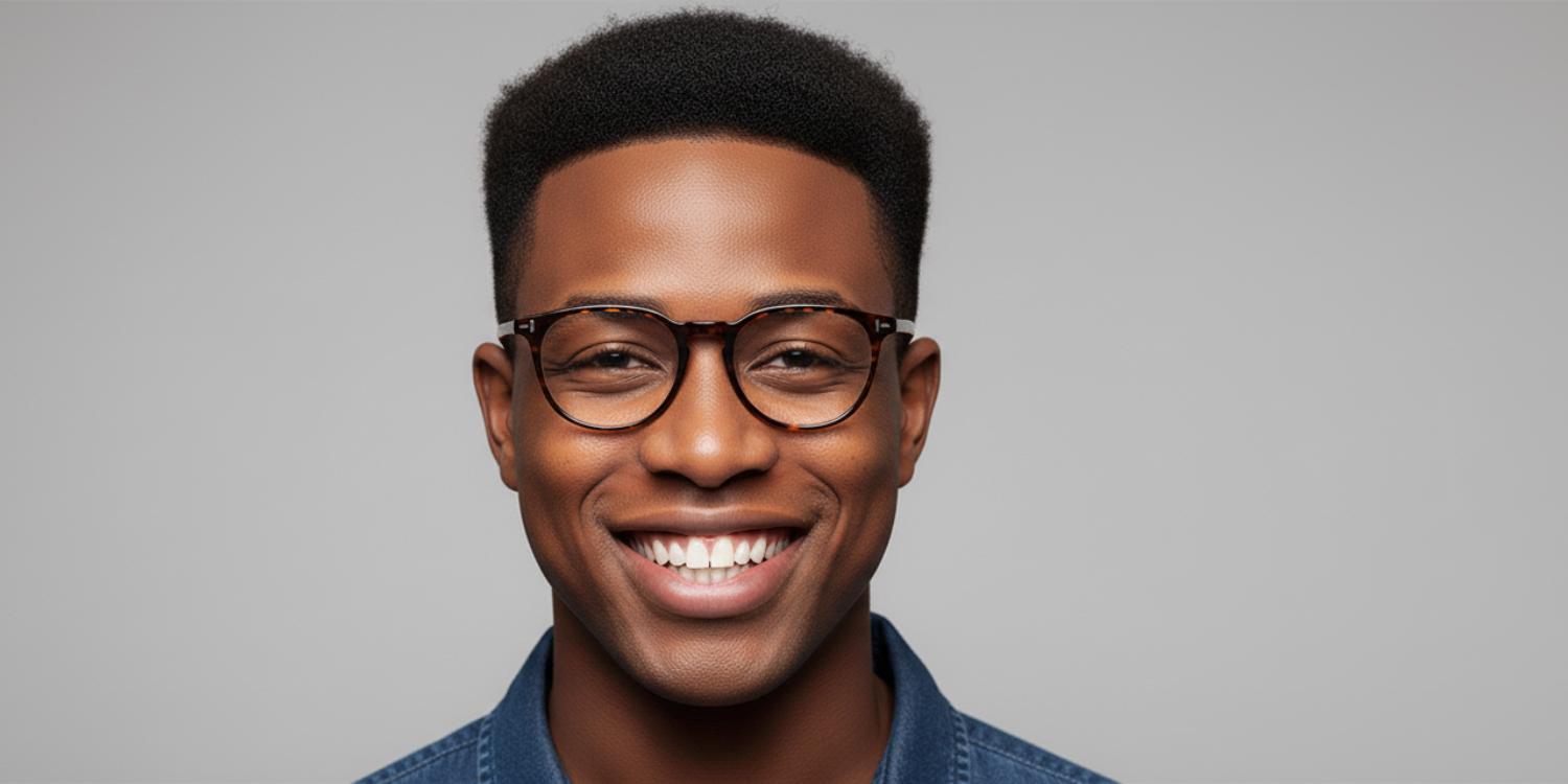 Full Rim Round Classic Eyeglasses CH A 10026