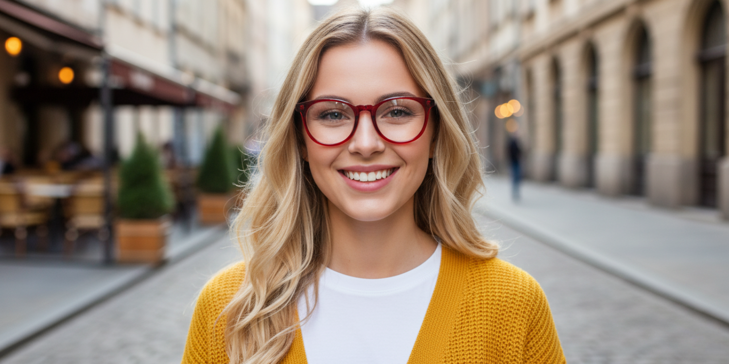 Full Rim Round Classic Eyeglasses CH A 10026