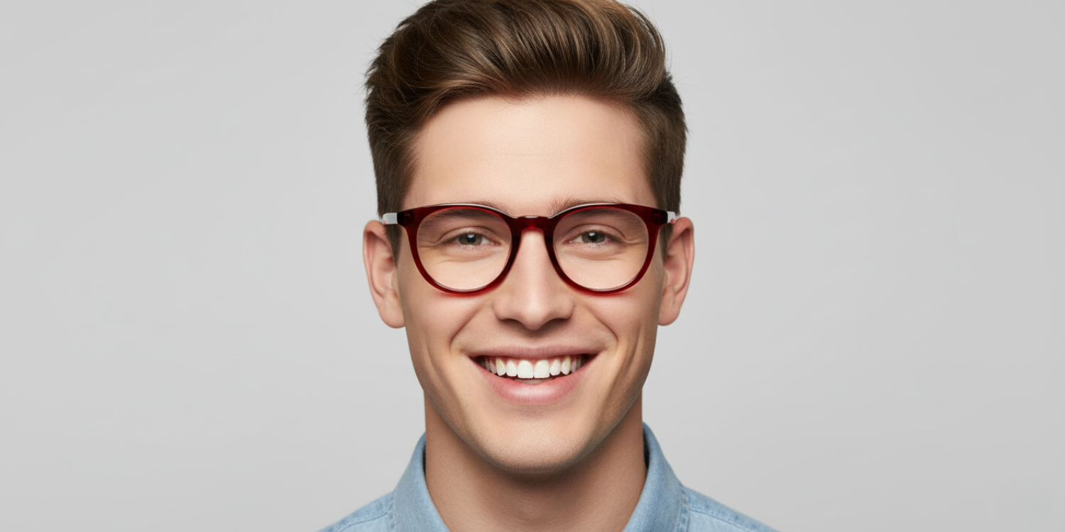 Full Rim Round Classic Eyeglasses CH A 10026