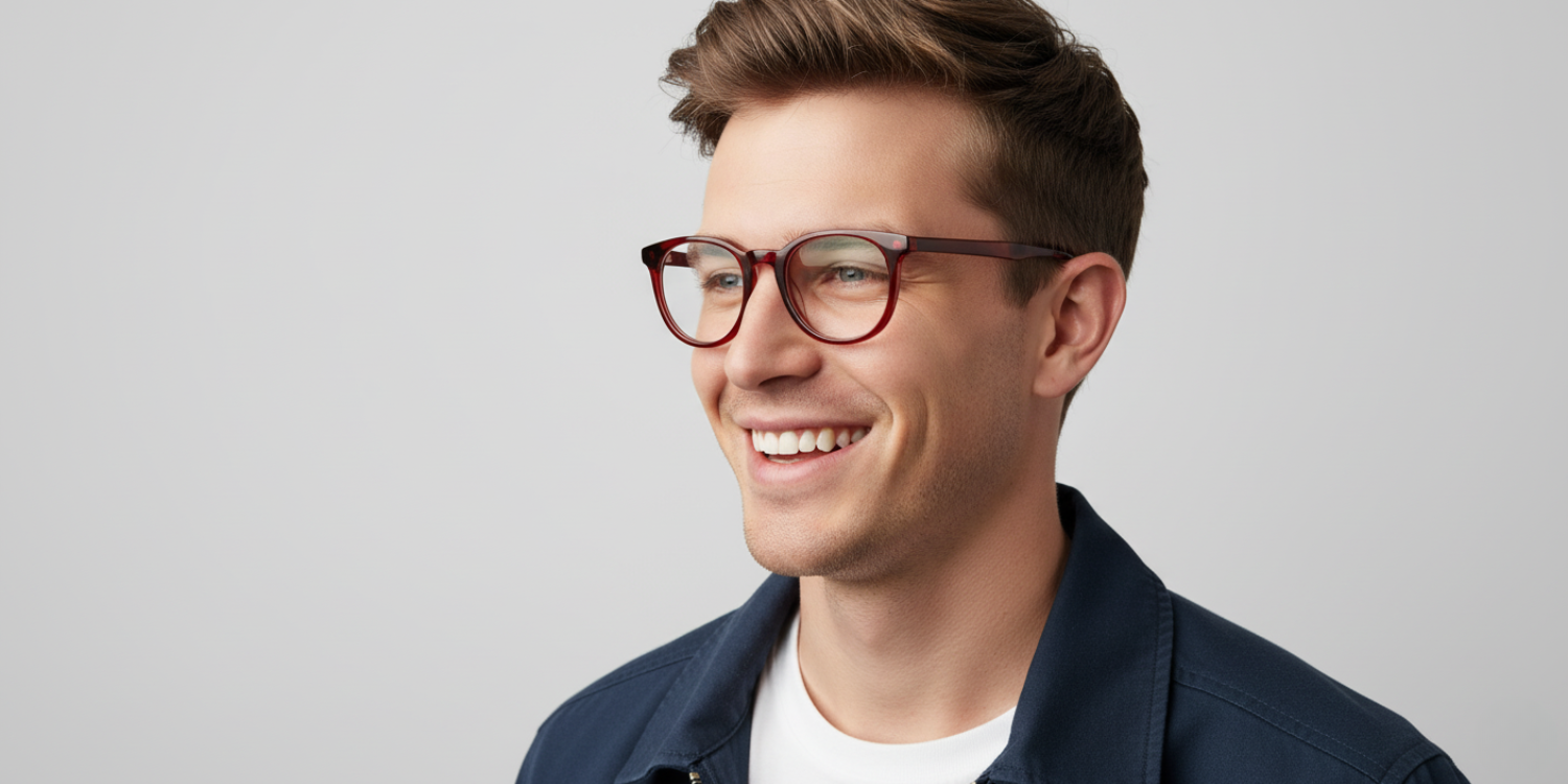 Full Rim Round Classic Eyeglasses CH A 10026