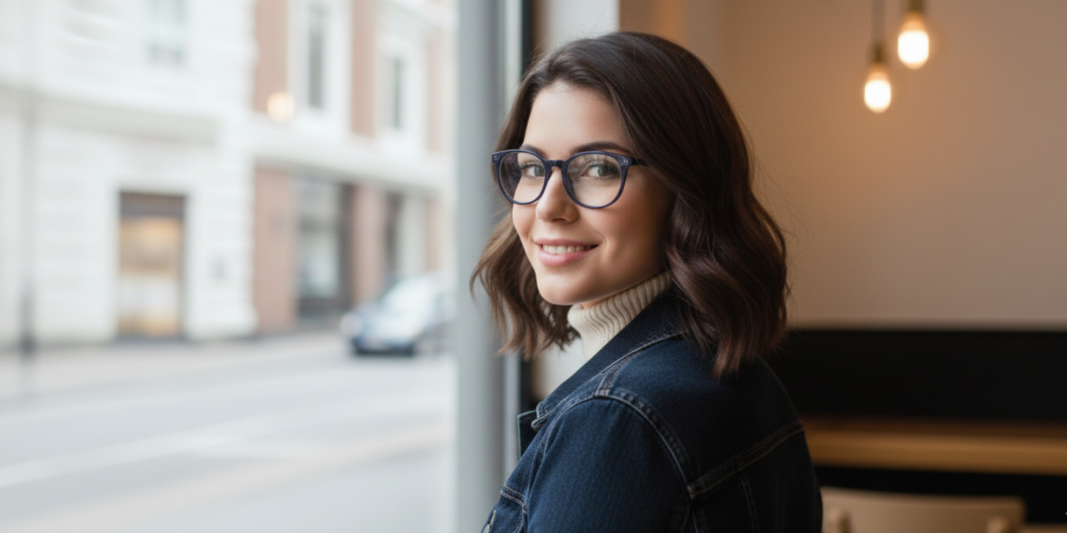 Full Rim Round Classic Eyeglasses CH A 10026