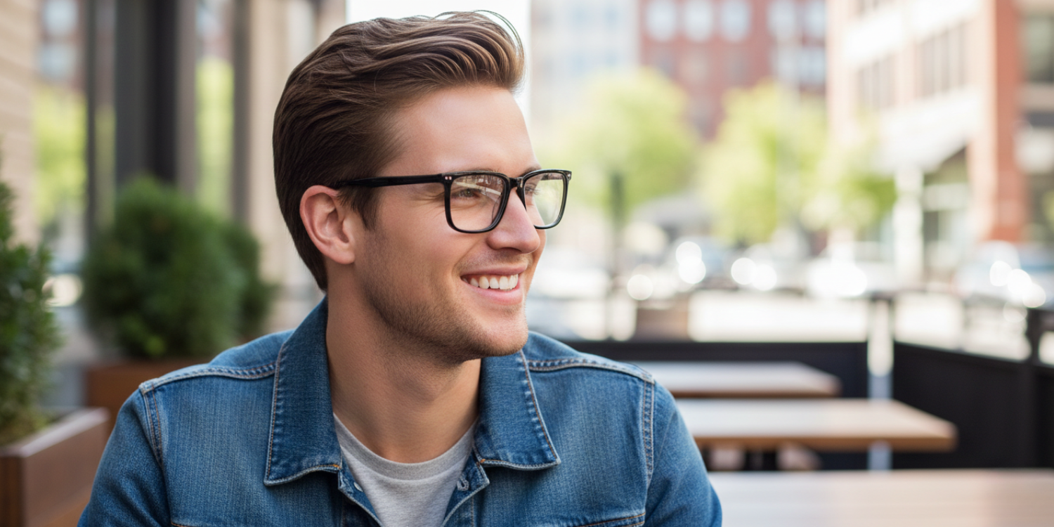 Full Rim Rectangle Classic Eyeglasses CH A 10256