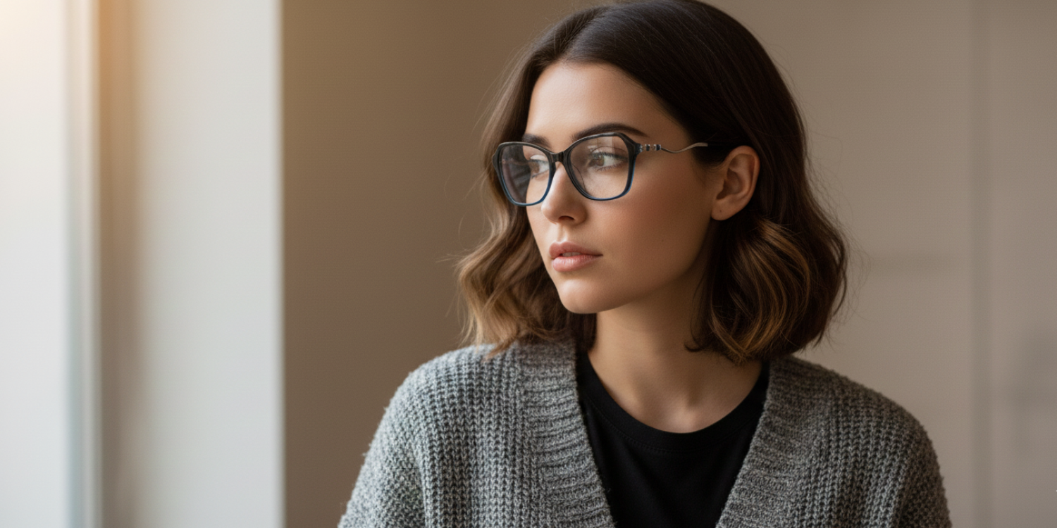 Full Rim Cat Eye Classic Eyeglasses CH A 10305