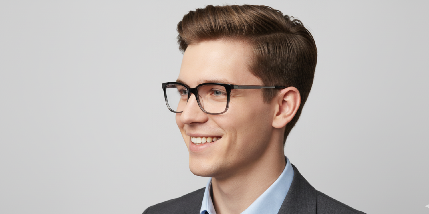 Full Rim Rectangle Classic Eyeglasses CH A 10312