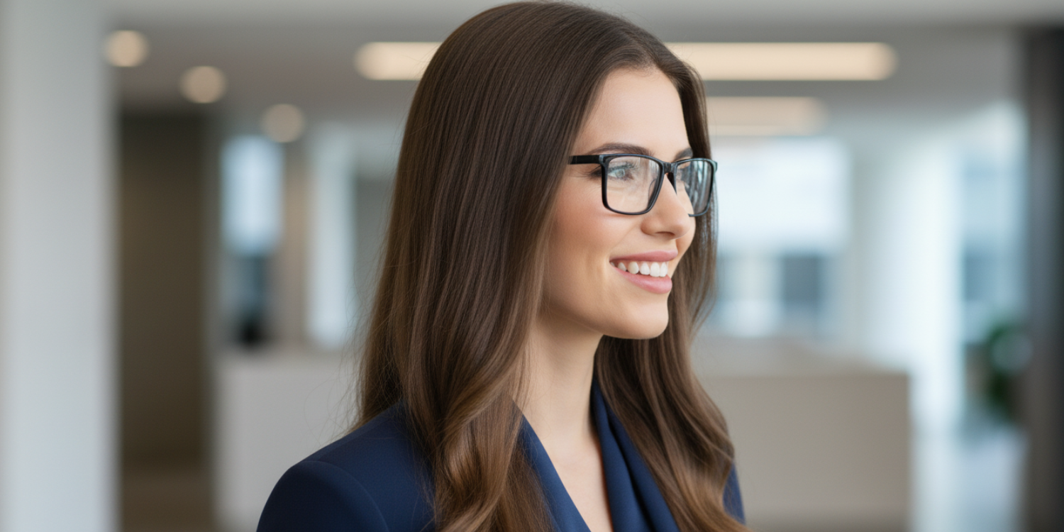 Full Rim Rectangle Classic Eyeglasses CH A 6005