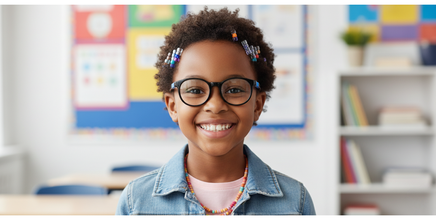 Full Rim Round Magneto Classic Kids Eyeglasses CS002