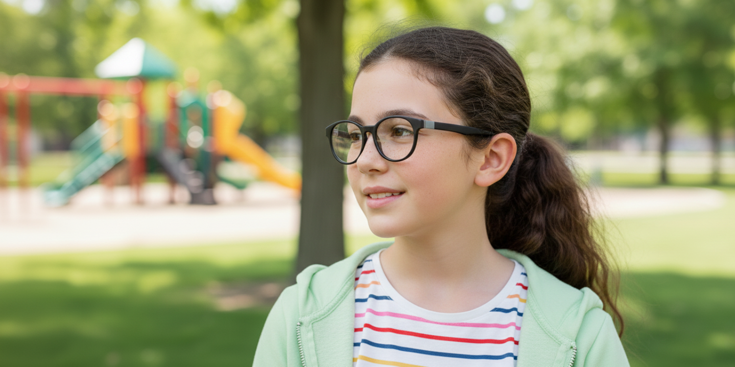 Full Rim Round Magneto Classic Kids Eyeglasses CS002