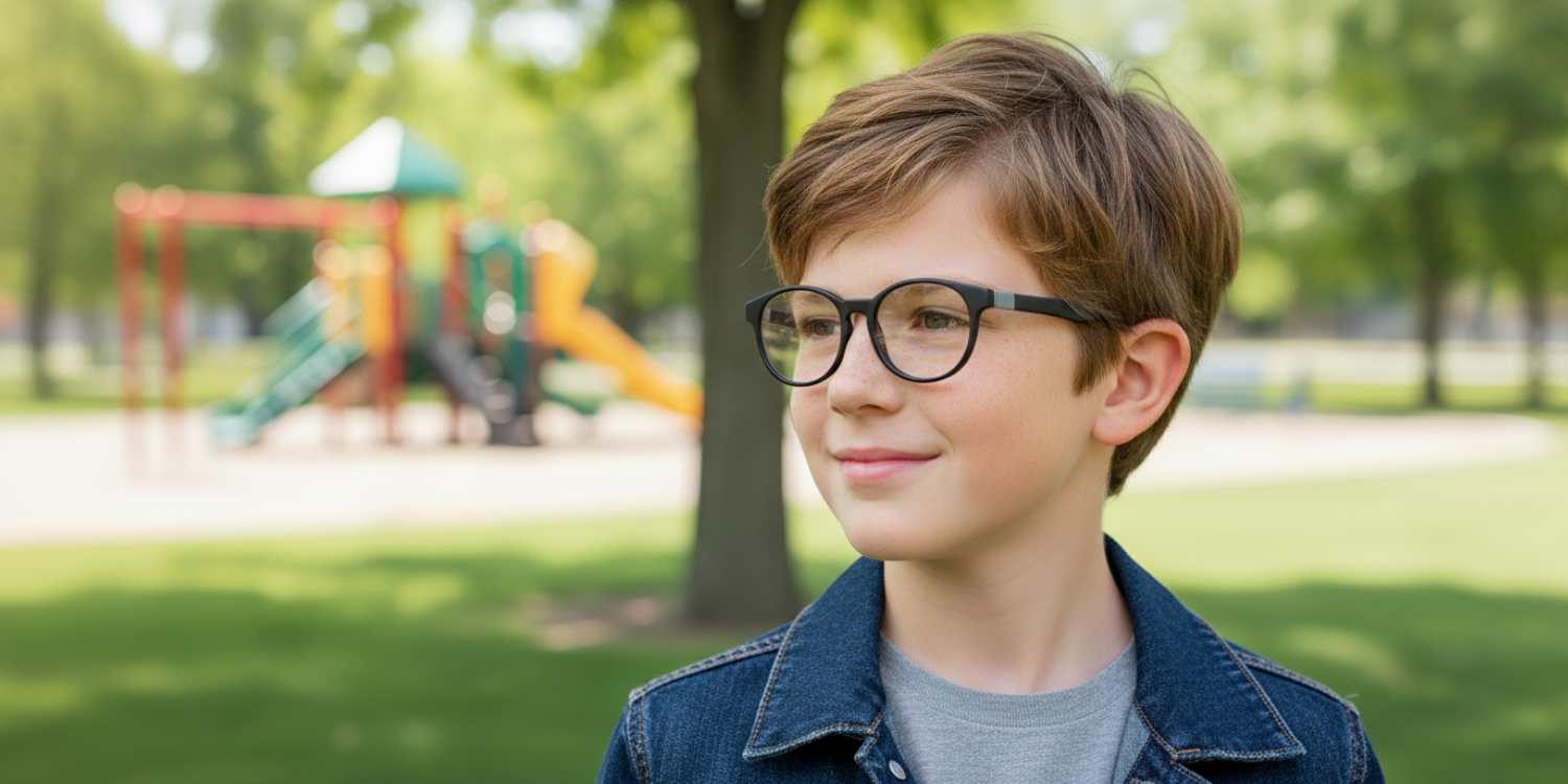 Full Rim Round Magneto Classic Kids Eyeglasses CS002