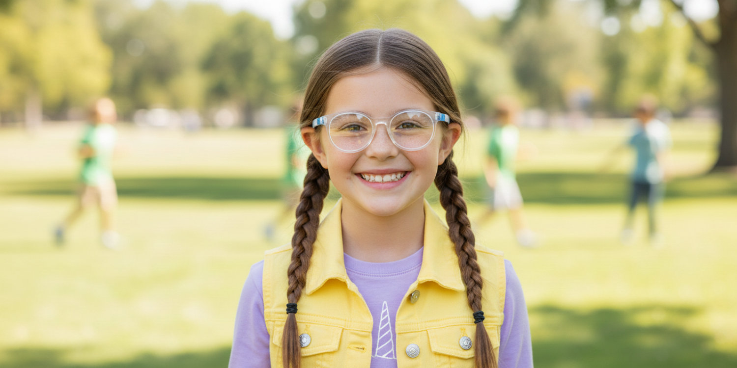 Full Rim Round Magneto Classic Kids Eyeglasses CS002
