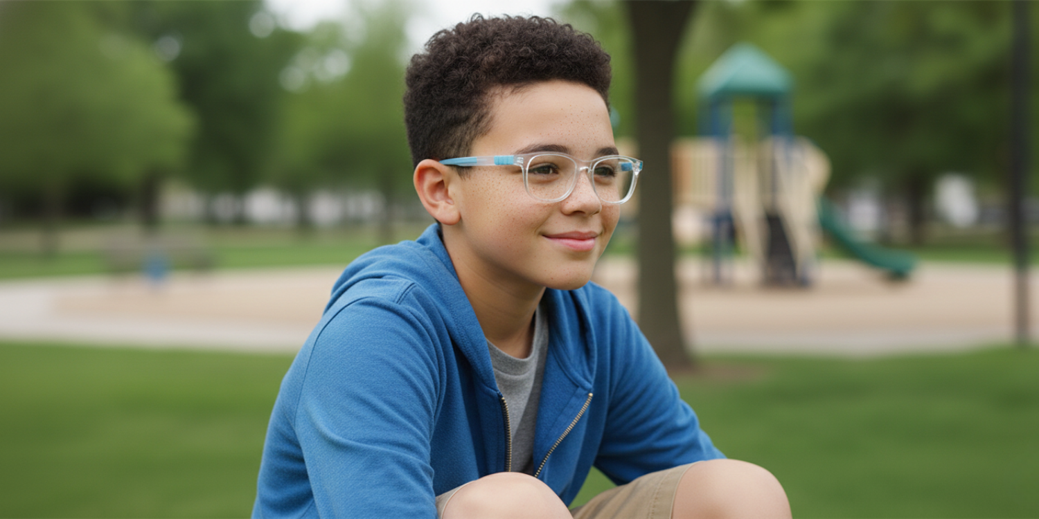 Full Rim Round Magneto Classic Kids Eyeglasses CS002