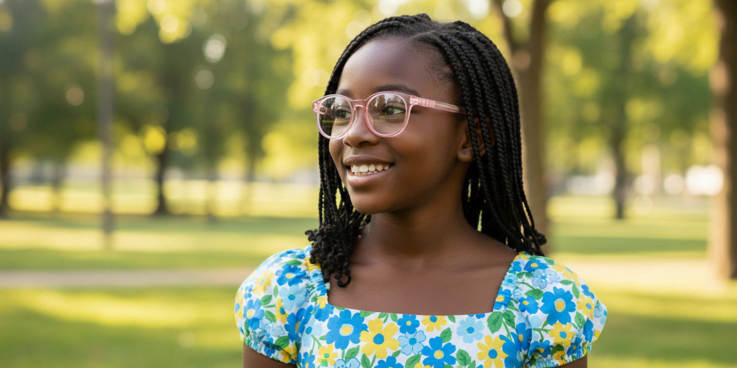 Full Rim Round Magneto Classic Kids Eyeglasses CS002