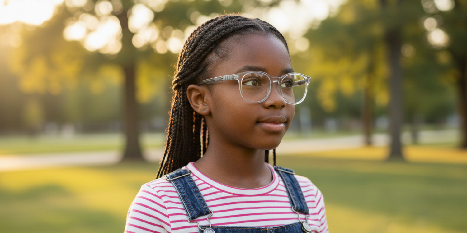 Full Rim Round Magneto Classic Kids Eyeglasses CS002