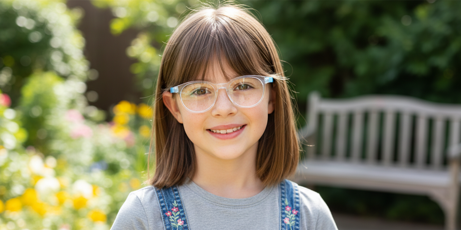 Full Rim Round Magneto Classic Kids Eyeglasses CS002