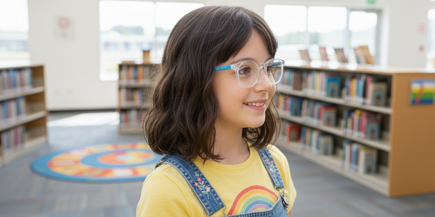 Full Rim Round Magneto Classic Kids Eyeglasses CS002